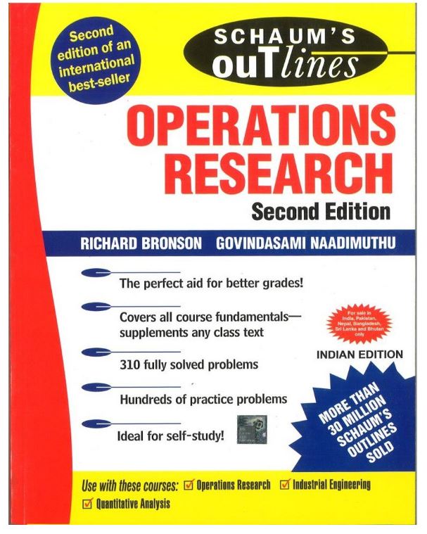 THEORY AND PROBLEMS OF OPERATIONS RESEARCH